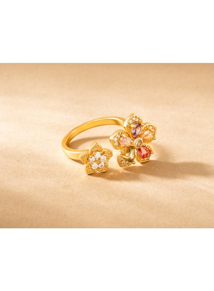 ZXING ‌Wholesale Colorful Zircon Rings Fashion Minimalist Jewelry Shining Elegant Cubic Zirconia Stone Cross-border Supply - Image 2