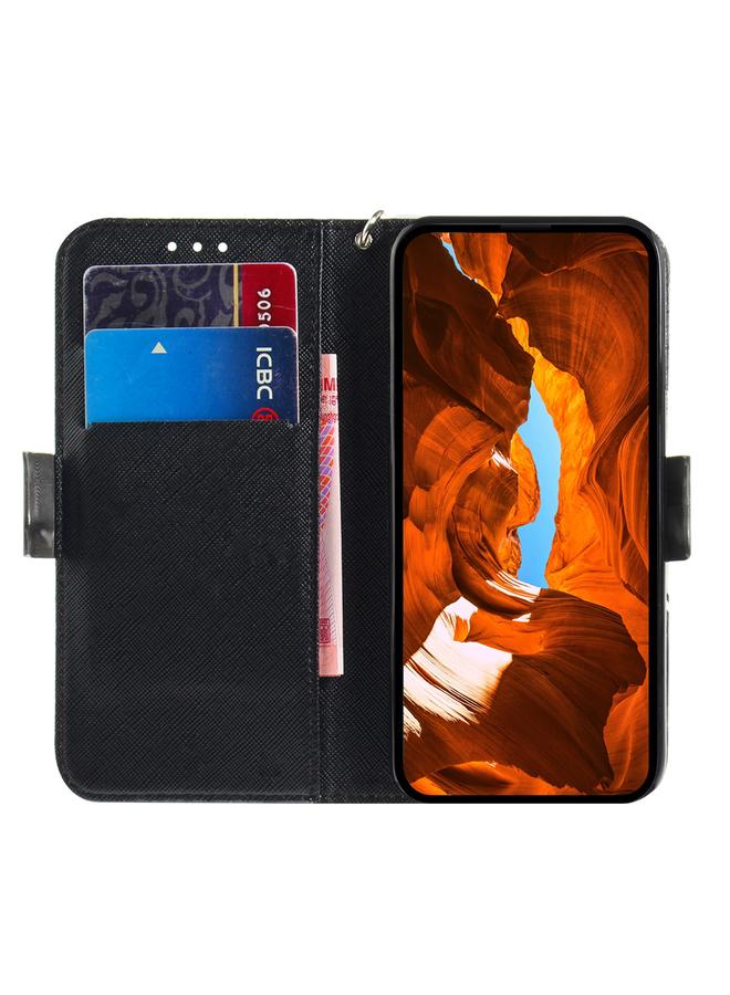 اس-توب جراب لهاتف OPPO Realme 9i / A76 4G / A36 جراب هاتف جلدي ثلاثي الأبعاد ملون أفقي قابل للطي - Image 4