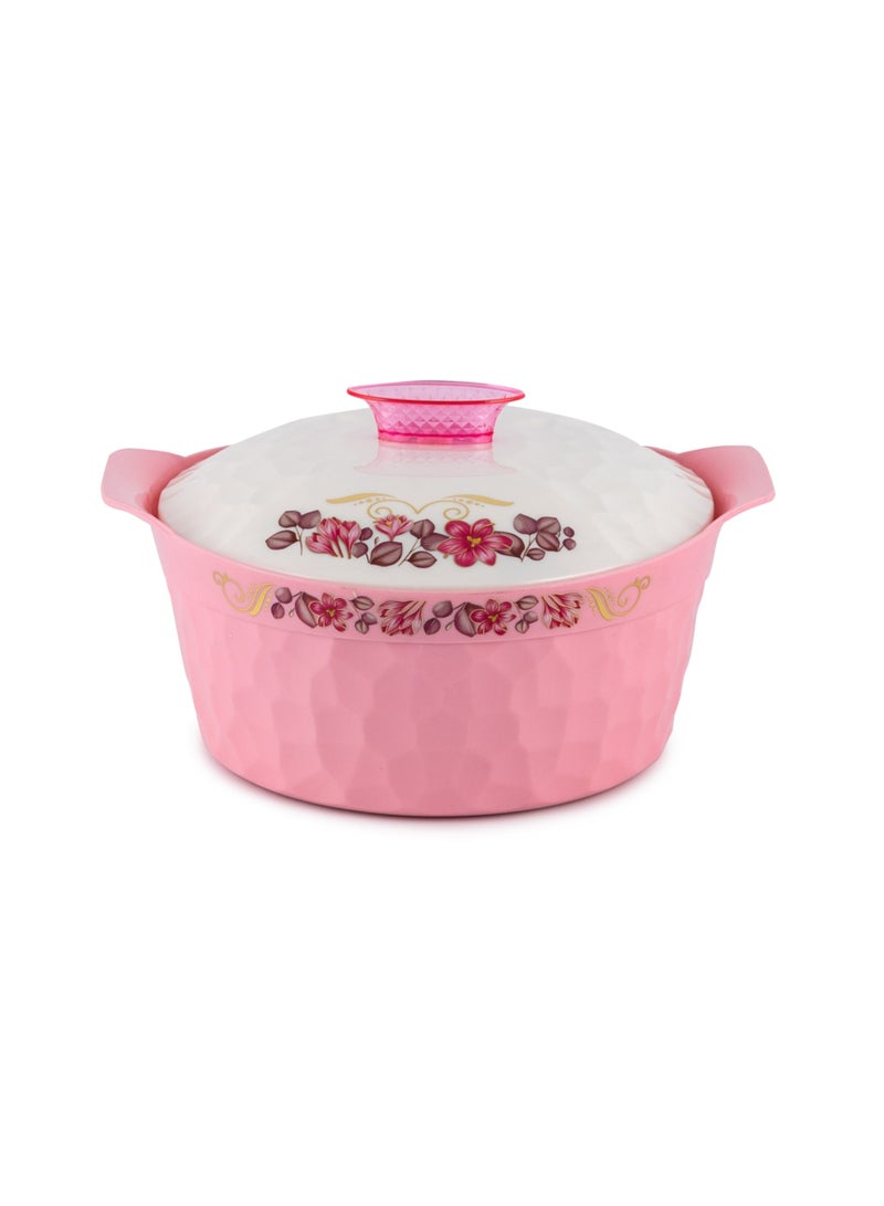 بريتيش شيف طقم قدر حفظ الطعام الساخن فلورنزا مقاس جامبو 2500 I 3500 I 4500، لون بينك - Image 5