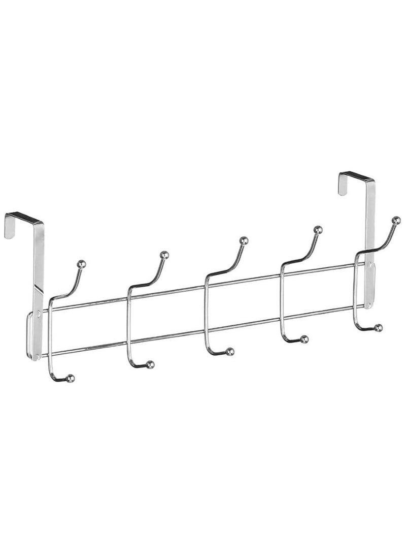 Generic Over the Door Metal Hook Rack – 12 Sturdy Hooks for Clothes, Towels, and Bags – Space-Saving Organizer for Home, Bedroom, and Bathroom - Image 3