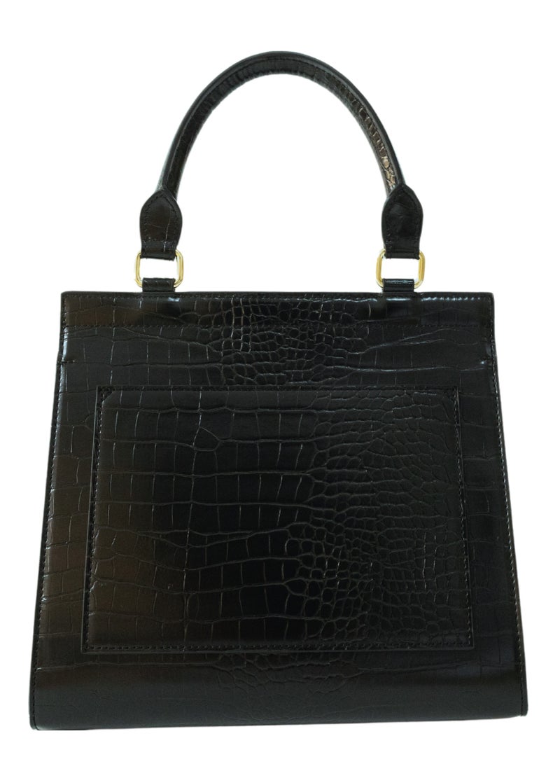 Lalele Lunchbag - Black Crocodile  - Image 3