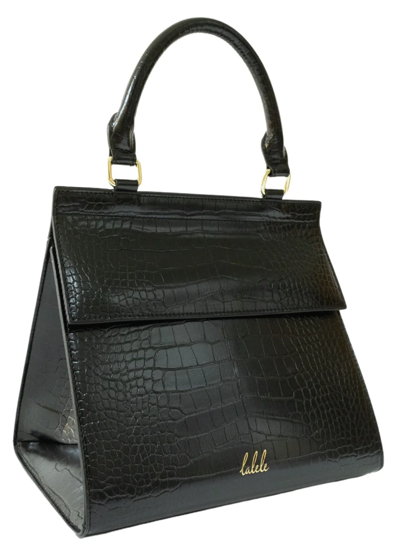 لا لي لي حقيبة غداء - تمساح أسود