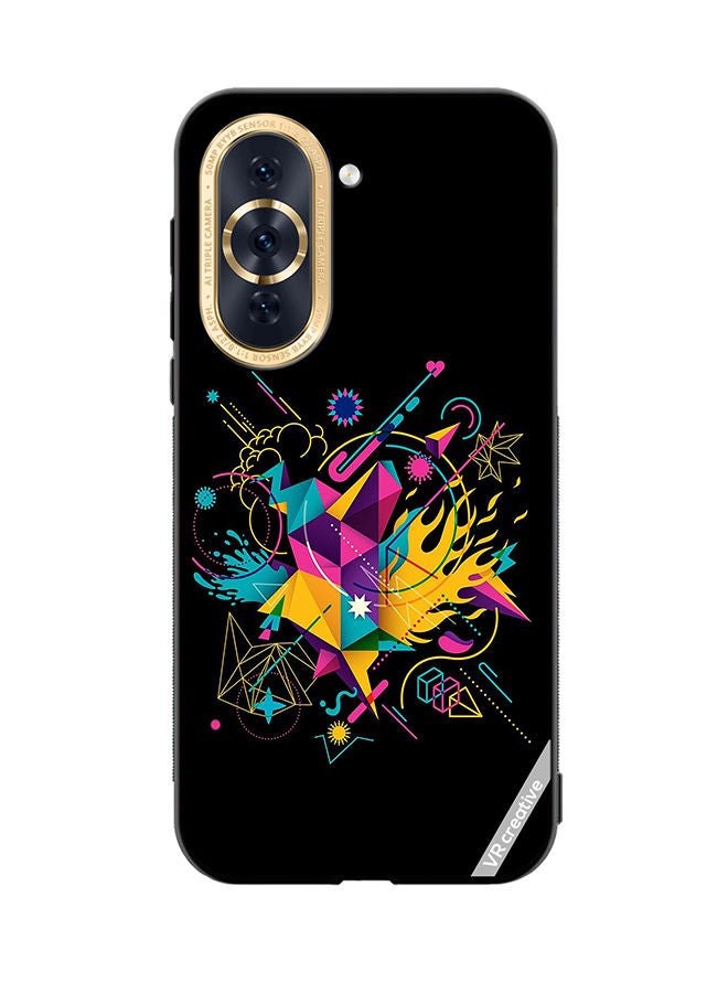 VR CREATIVE غطاء حماية لهاتف هواوي نوفا 10 بتصميم فني متعدد الألوان - Image 1