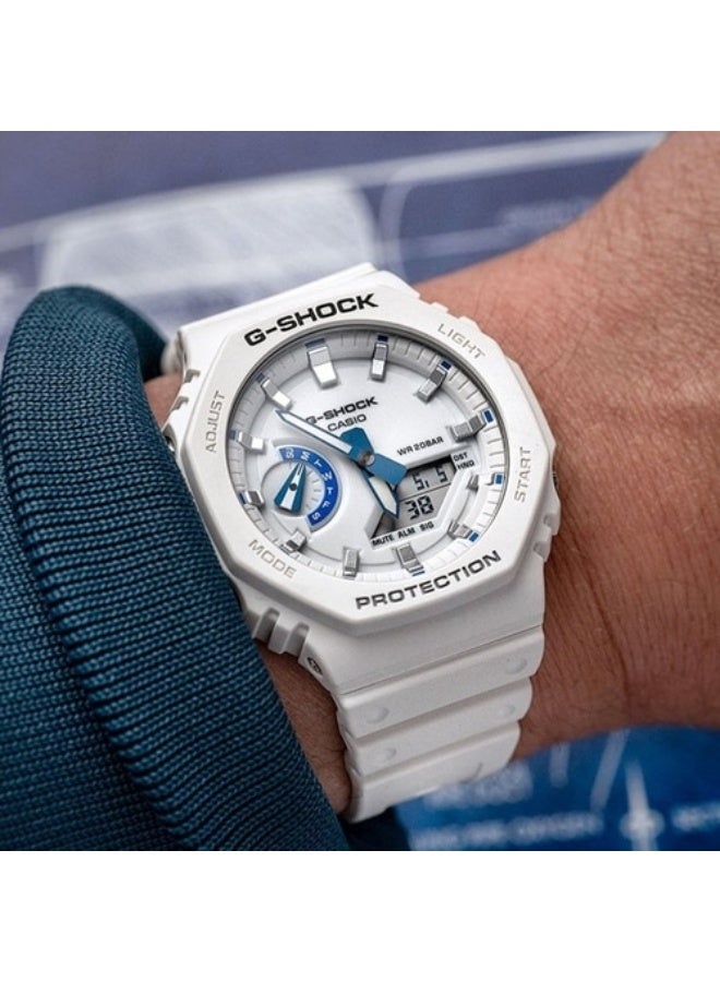 CASIO G-Shock Watch HIDDEN GLOW SERIES Made with Environmentally Friendly Materials GA-2100HDS-7A - Image 3