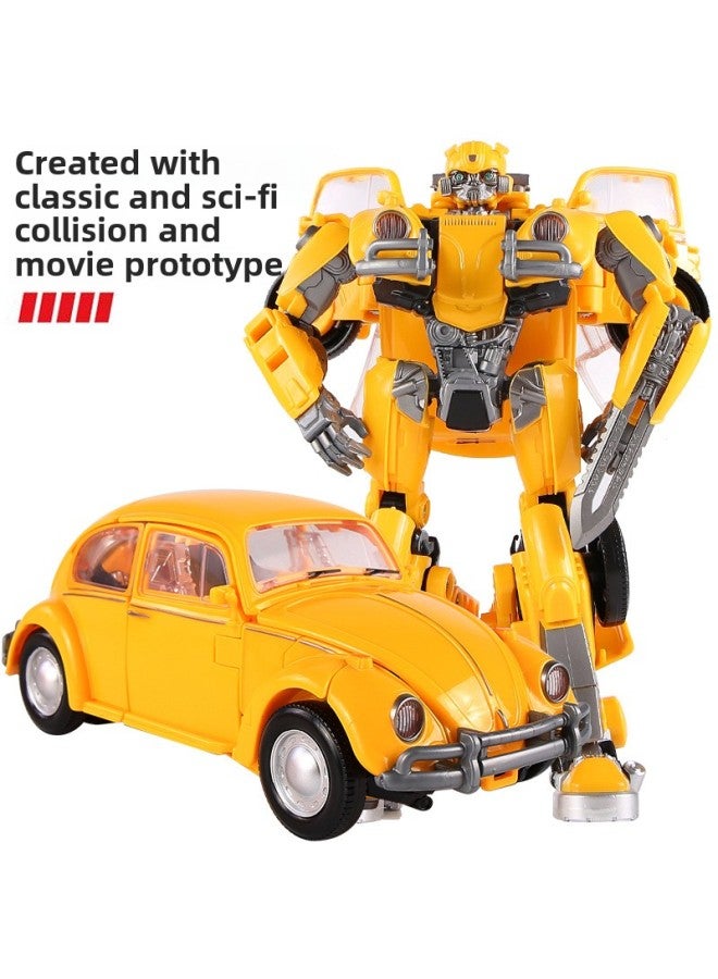 Deformation Toys King Kong Model Car Robot Bumblebee Optimus Prime O Hand-made Children's Gifts A Generation Of Hair-Color:Wasp Warrior