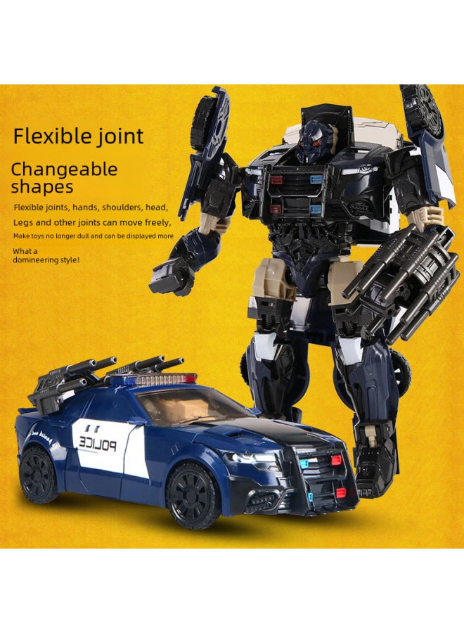 Deformation Toys King Kong Model Car Robot Bumblebee Optimus Prime O Hand-made Children's Gifts A Generation Of Hair-Color:Wasp Warrior