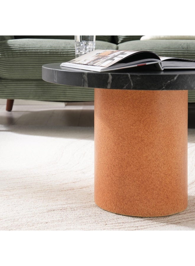 Pan Home Thiago Coffee Table Concrete - Black And Brown - Image 4