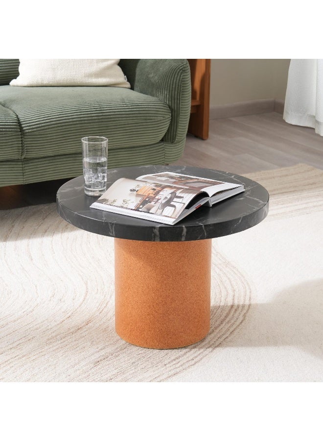 Pan Home Thiago Coffee Table Concrete - Black And Brown - Image 2