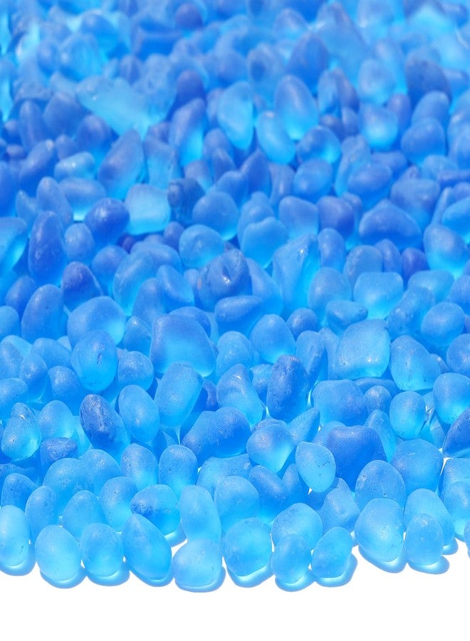 QYGL Sea Glass Stones - 2.9LB/46.4oz Aquarium Frosted Glass Pebbles Gemstones - Perfect for Aquarium Rocks, Fish Tank Gravel, Vase Fillers, Seaglass DIY Crafts, and Home Decor - Image 1
