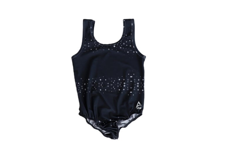 ANJA Girls Dark Blue galaxy Gymnastics Leotard – Sporty fit - Image 5