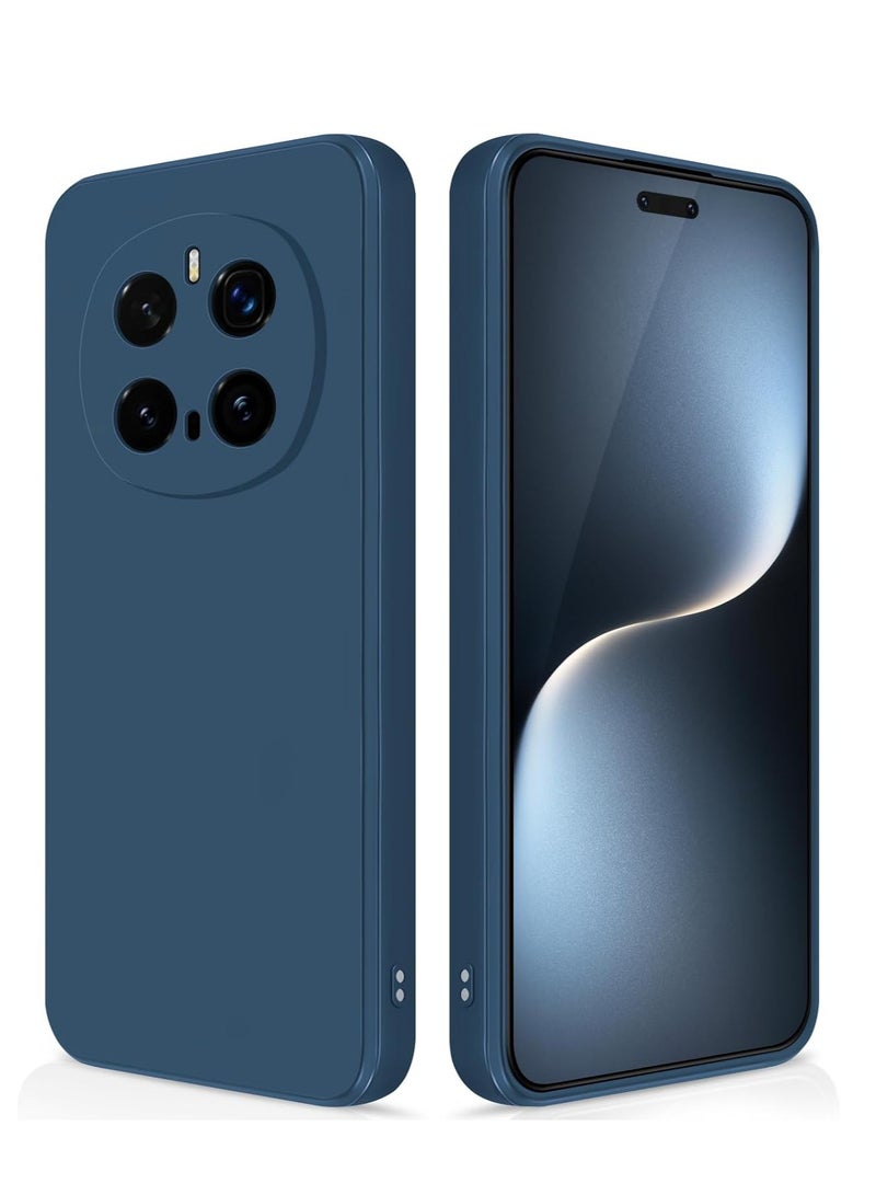 BORTONY Honor Magic 7 Pro Silicone Case Cover Liquid Silicone Anti-scratch Shockproof Case with Fiber Inner Layer Cover for Honor Magic 7 Pro 5G 6.8-inch - Image 1