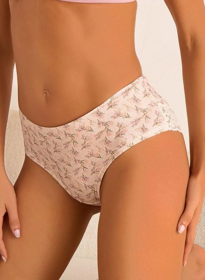 Splash FAV Lace Brief Printed