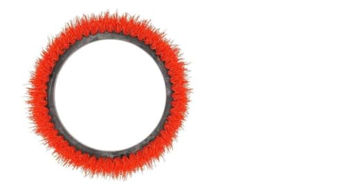 Oreck Commercial 237047 Orange Tile and Resilient Floor Scrub Brush, 10.5 in. Diameter, Polypropylene Bristle Floor Brush, Use with ORB550MC Oreck Commercial Orbiter Hard Floor Cleaner Machine - Image 2