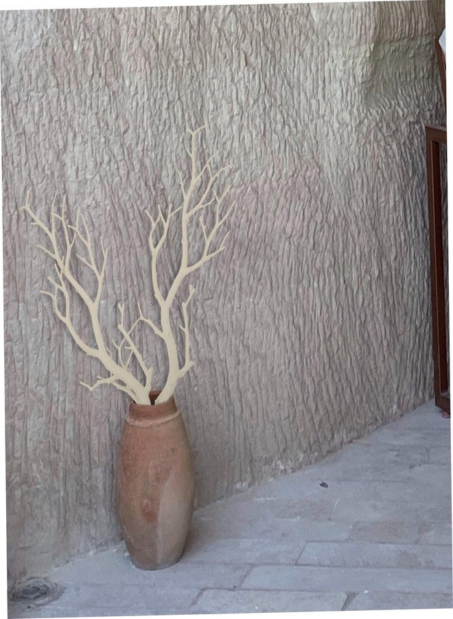 BESPORTBLE 2pcs Dry Branches Christmas Floral Stems White Tree Branches Manzanita White Branches Tree Vines Stems Dried Tree Stems Wedding Vases Antler Dried Tree Branch Frosted - Image 2
