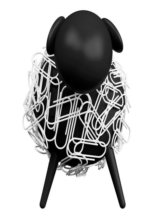 Allocacoc Sheepi - The Magnetic Paper Clip Dispenser Sheep - Black with White Paper Clips - The Animal Paper Clip Holder for Any Desk - Image 2