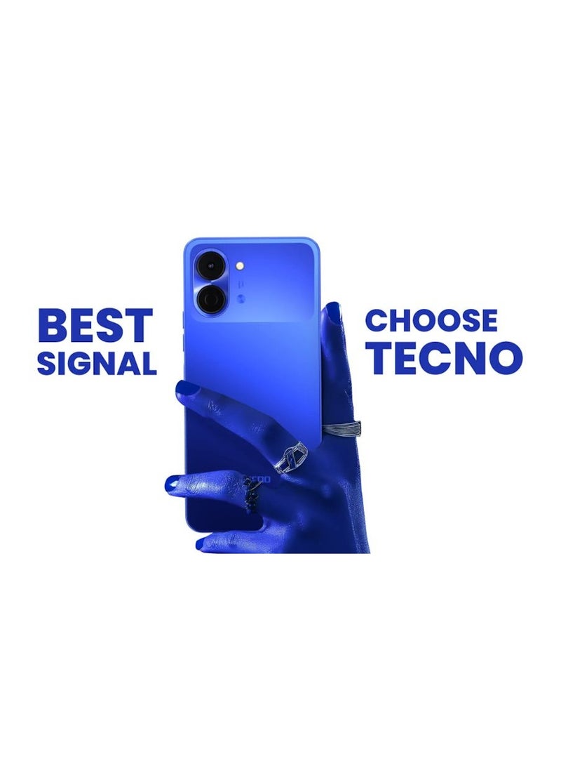 تكنو هاتف GO 3 جالاكسي أزرق 6.75 بوصة IPS LCD 120Hz + معالج Unisoc T7250 4nm + كاميرا 13MP + بطارية 5000mAh شحن Type-C 15W + 64GB تخزين 4GB RAM + أندرويد 15 + IP64 + واي فاي مزدوج النطاق وبلوتوث 5.2 - Image 4