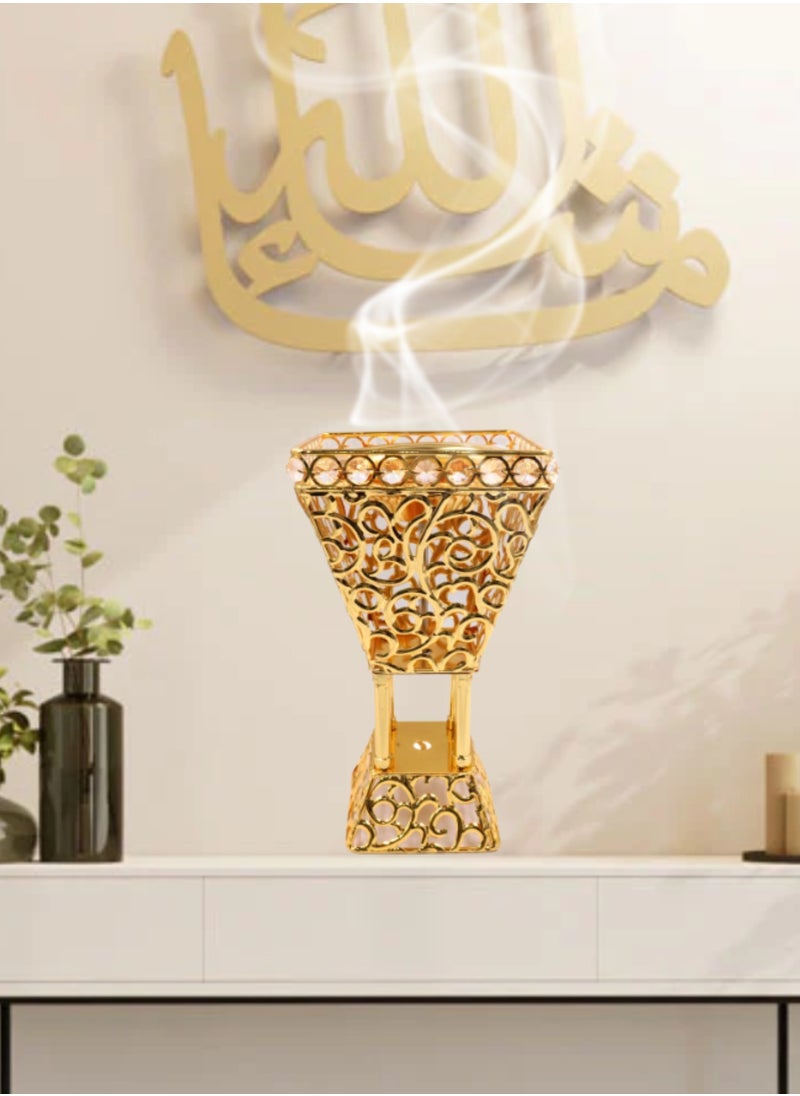 Bakhoor BoSidin High Quality Premium Incense Burner with Crystal for Home Fragrance and Decore – 831  - Image 3