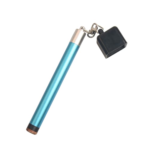 LAKE OF FIRE Square Pool Cue Chalk Holder – 2-in-1 Billiard Accessory with Pool Chalk Holder & Cue Tip Tool(Blue) - Image 1