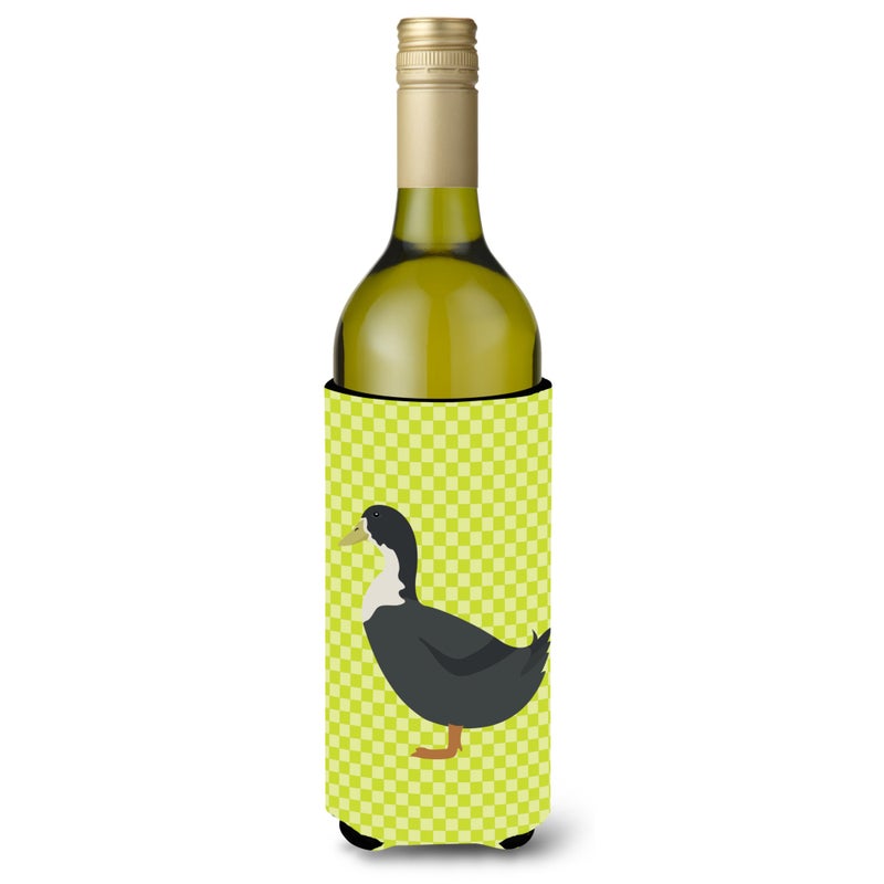 ""Caroline's Treasures Blue Swedish Duck Green Decorative Bottle Hugger  750 ml  Multicolor""