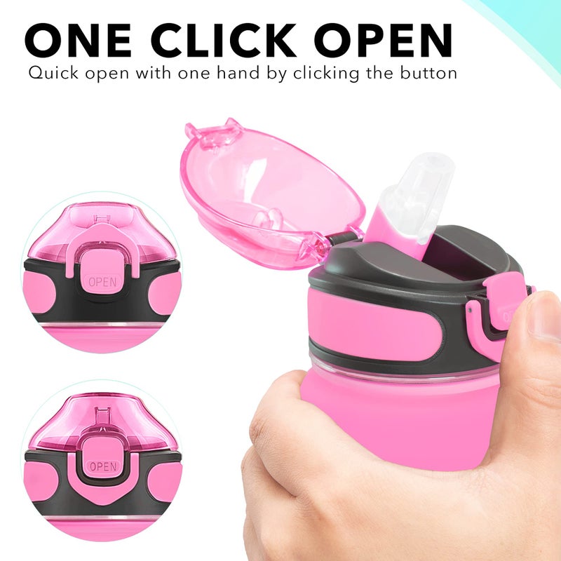 Enerbone 32 oz Drinking Water Bottle with Times to Drink and Straw, Motivational with Carrying Strap, Leakproof BPA & Toxic Free, Ensure You Drink Enough Water for Fitness Gym Outdoor - Image 5