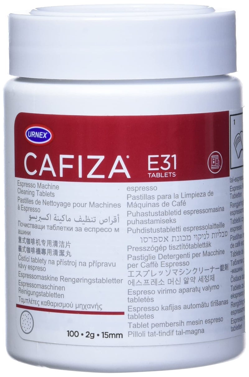 Urnex Cafiza Professional Espresso Machine Cleaning Tablets, 100 Count - Image 1