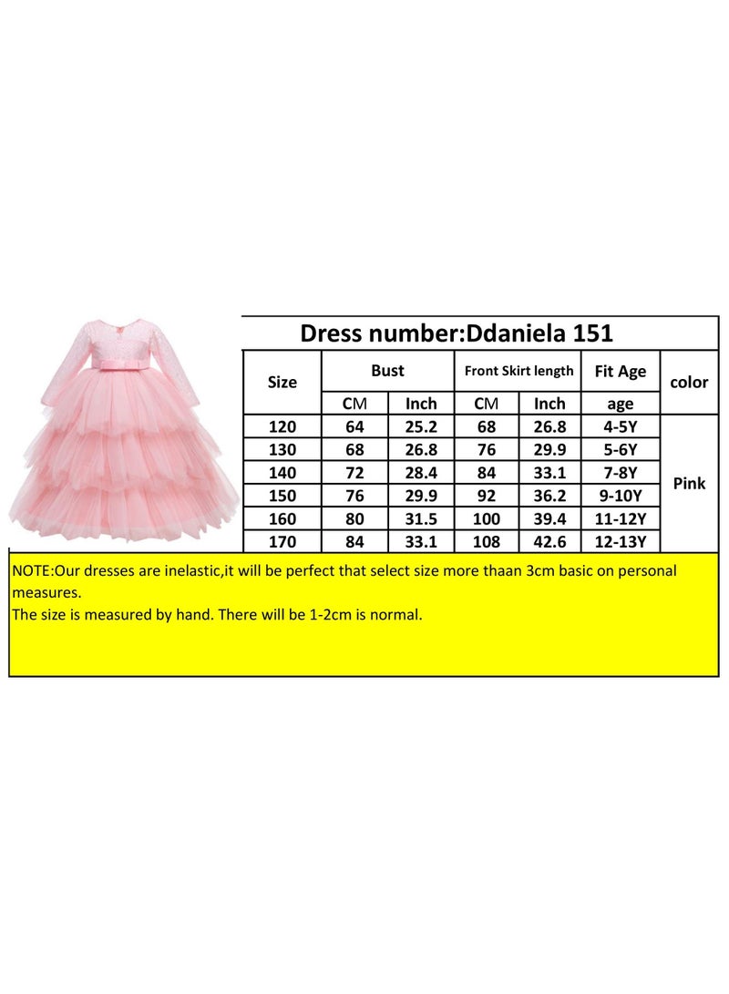 D'Daniela Victoria Long Pink Colour Party Dress - Image 4