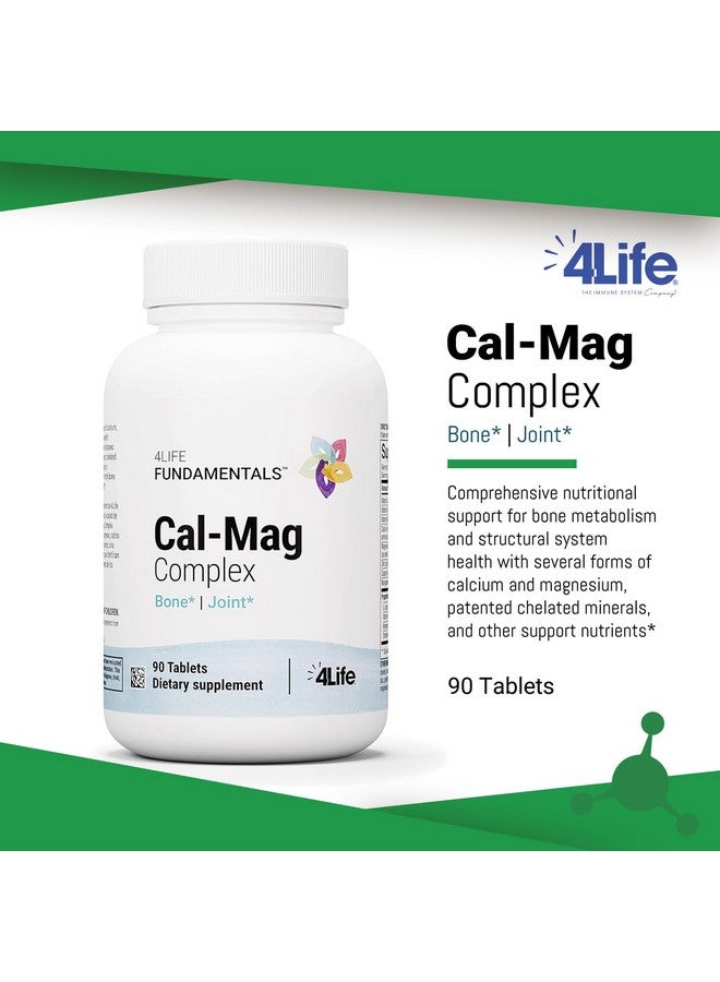 4life 4Life Cal-Mag Complex - with Calcium, Magnesium, Vitamin D, and K - 90 Tablets - Image 3