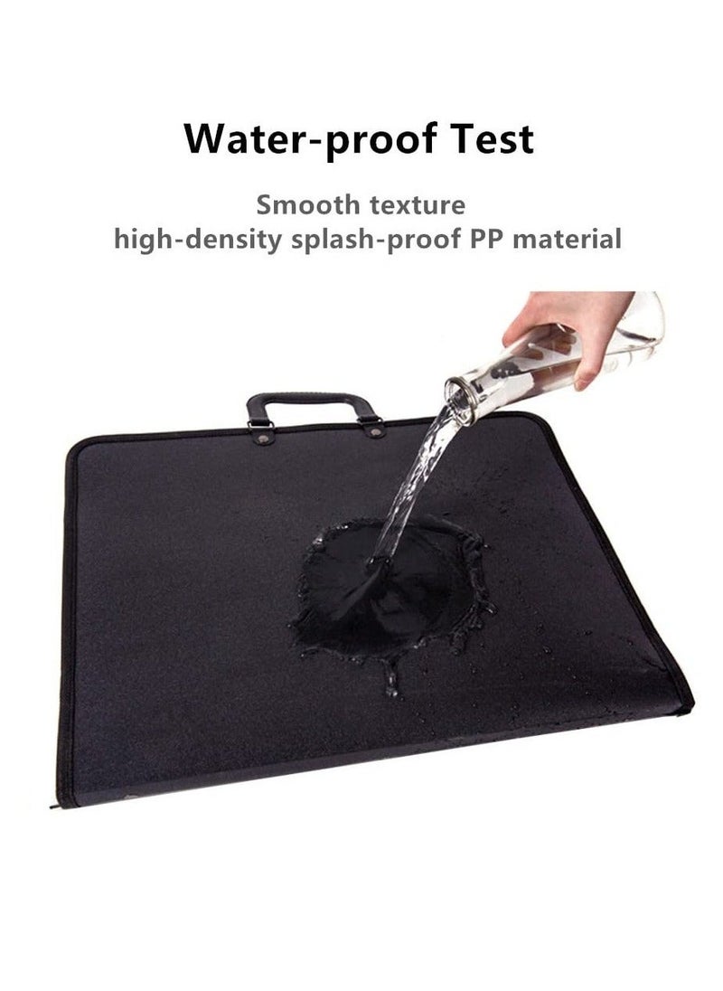 Generic A3 Artist Portfolio Case Art Portfolio Carrying Bag Sketch Bag Painting Drawing Board Bag Art Carry Bag Art Presentation Storage Bag Art Folder Art Supplies Tote Bag Artwork Carried Bag  - Image 3