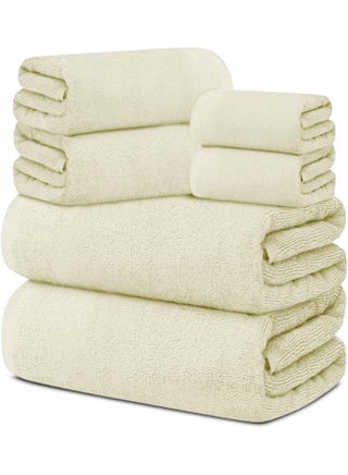 Premium Bath Towels Set Pack of 6  Soft Cotton Face, Bath and Hand Towels, 600 GSM  Soft Feel, Highly Absorbent Durable Towels, Perfect for Daily Use  Lightweight Spa Towel - pzsku/ZE64343ED631D5F6C69F5Z/45/_/1723730751/0c78f33c-a3f4-4333-b0a8-0e30e5ab982b