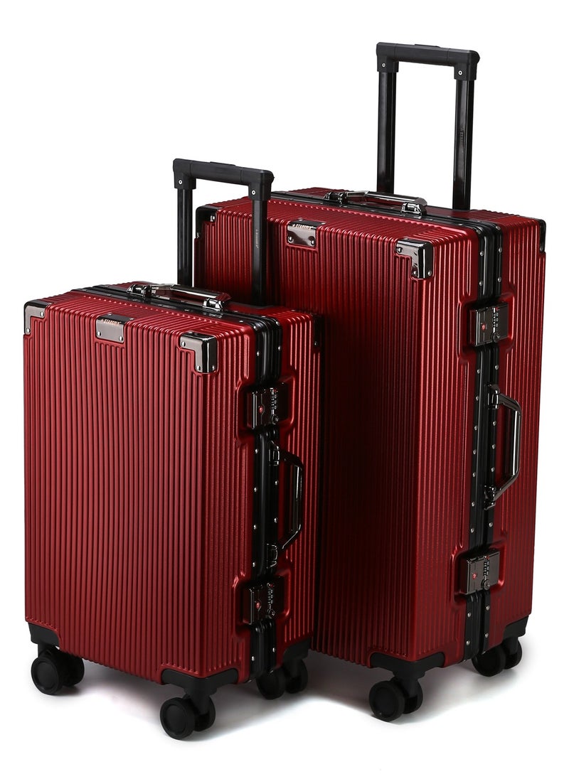 Stargold PC Hard Side Zipperless Luggage Set of 2 PCS TSA Lockable Travel Suitcase 20,24 Inches  - Image 1