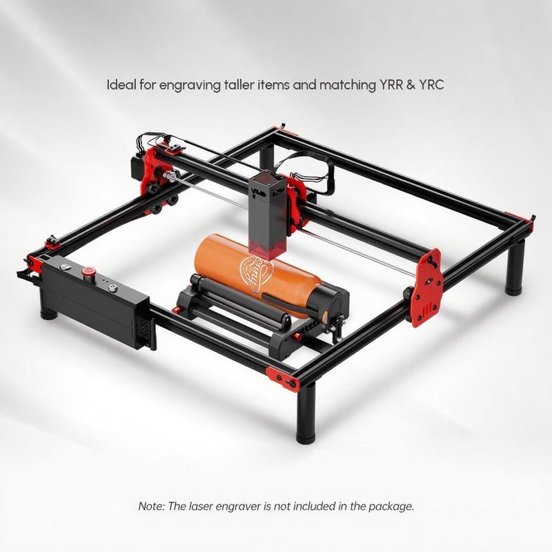 مرفعات النقاش ALRS1.0 4 قطع من سبائك الألومنيوم لرفع آلة القطع والنقاش Alpha/Delta/DIY KIT - ارتفاع كل قطعة 105 مم - Image 4