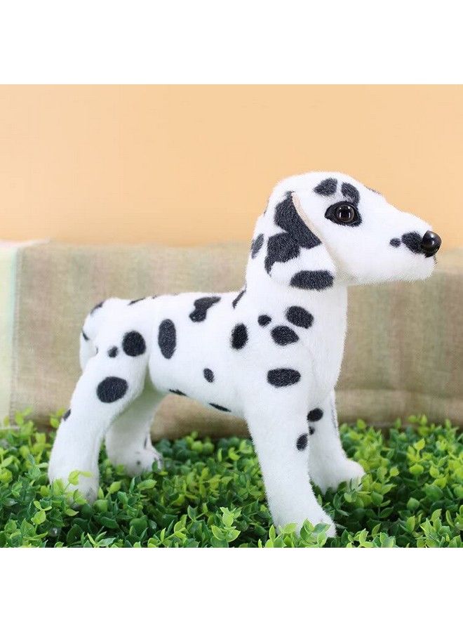Tickles دمية جرو دالماتيان واقف للأطفال - لعبة محشوة ناعمة هدية عيد ميلاد للأطفال (الحجم: 30 سم اللون: أبيض) - Image 3