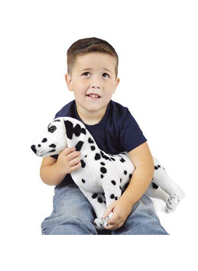 Tickles دمية جرو دالماتيان واقف للأطفال - لعبة محشوة ناعمة هدية عيد ميلاد للأطفال (الحجم: 30 سم اللون: أبيض) - Image 2