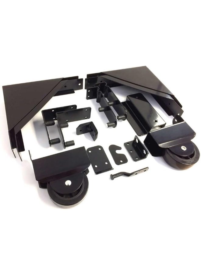 Pylex Pylex 11052 11070 Sliding Gate Kit, Black  - Image 1