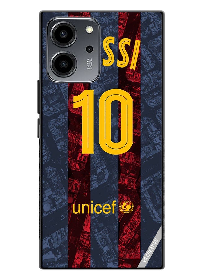VR CREATIVE Protective Case Cover For Honor 80 SE Messi Design Multicolour - Image 1