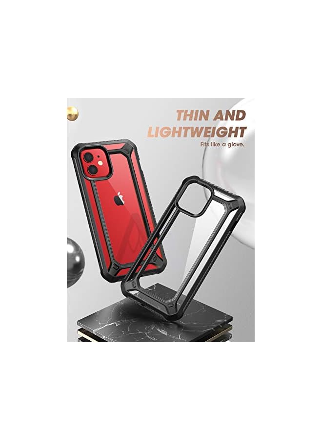 SupCase Unicorn Beetle EXO Series Case for iPhone 12 / iPhone 12 Pro (2020 Release) 6.1 Inch, Premium Hybrid Protective Clear Bumper Case (Black) - Image 4