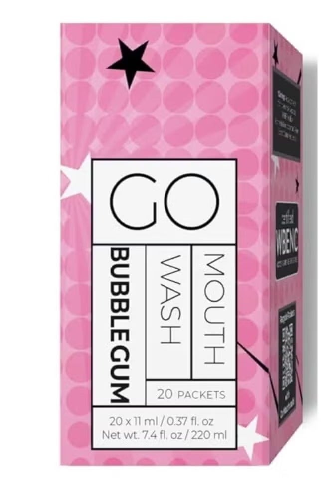 Go Mouthwash Bubble Gum 20pc