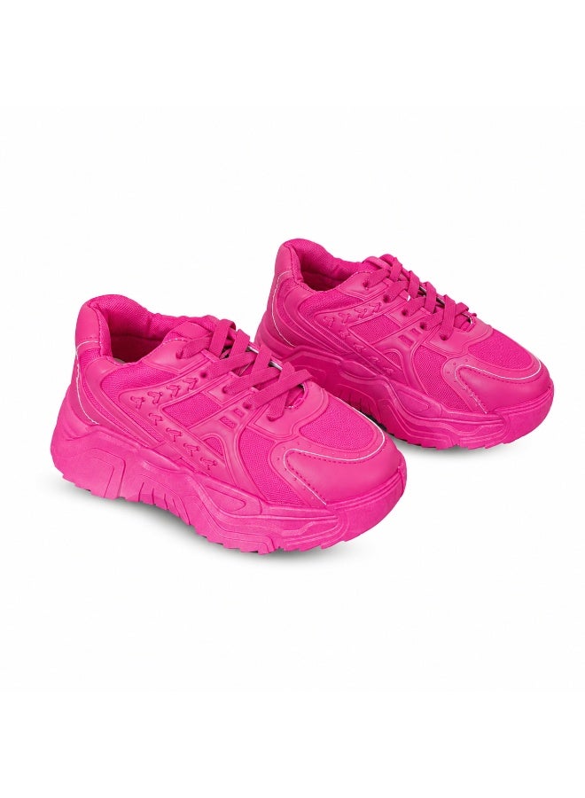 Vbranda Trendy women's sneakers with a modern design L-11-FUSHIA - Image 3