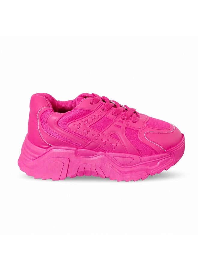 Vbranda Trendy women's sneakers with a modern design L-11-FUSHIA - Image 2
