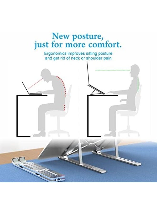 حامل لاب توب معدن قابل للتوسيع - Image 5