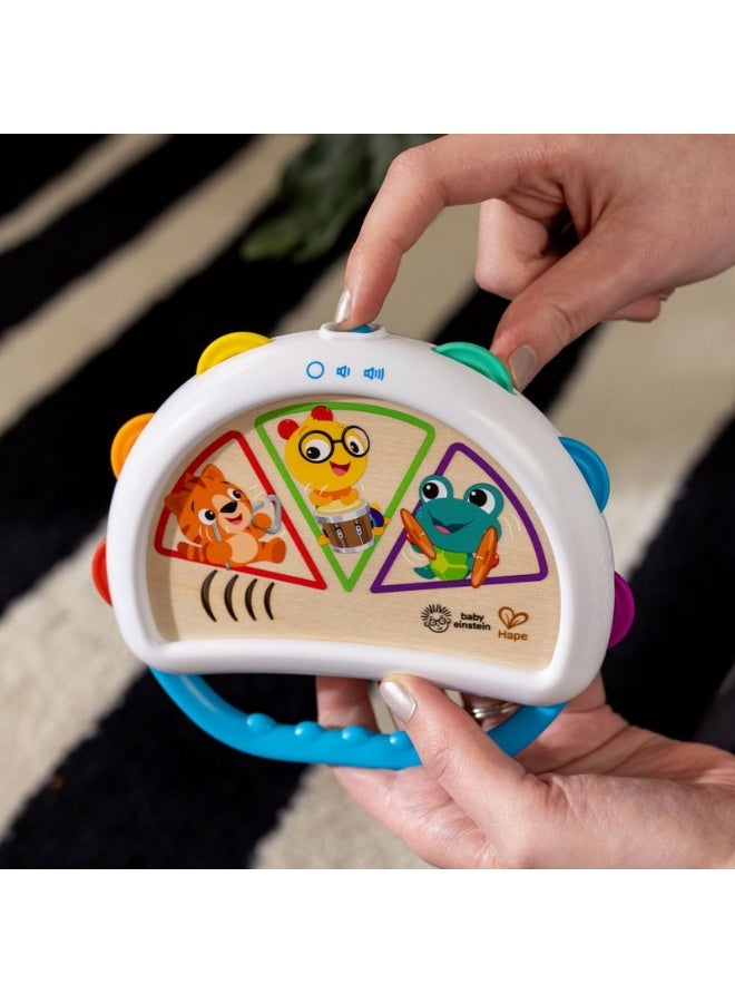 Baby Einstein - Hape Tap & Shake Magic Touch Tambourine, Musical Discovery Toy, Sounds & Lights, Ages 6 Months+ - Image 2