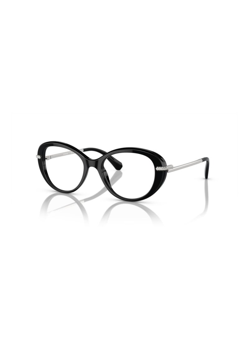 SWAROVSKI Swarovski Woman Oval  Eyeglasses- Sk 2001 - Lense Size:50Mm - Black - Image 1