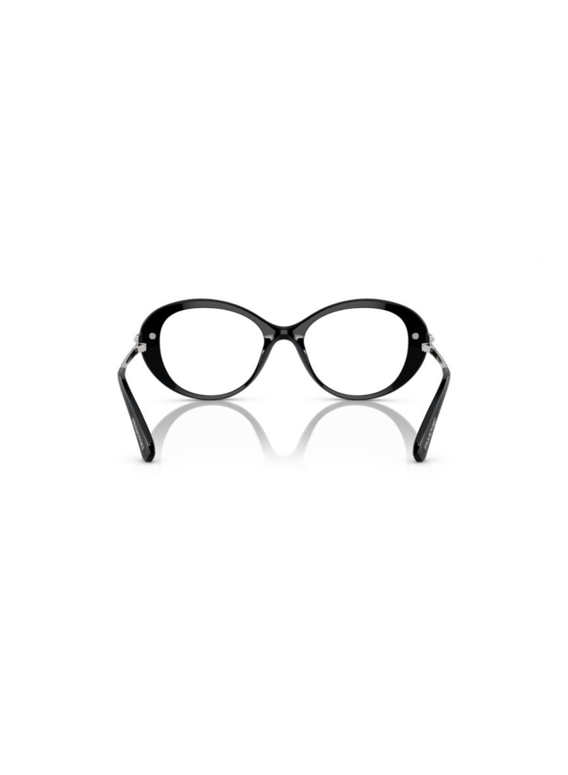 SWAROVSKI Swarovski Woman Oval  Eyeglasses- Sk 2001 - Lense Size:50Mm - Black - Image 3