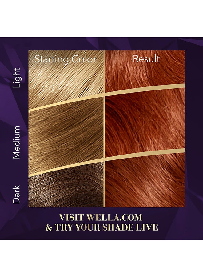 WELLA Koleston Supreme Hair Color 6/4 Flaming Copper - Image 3