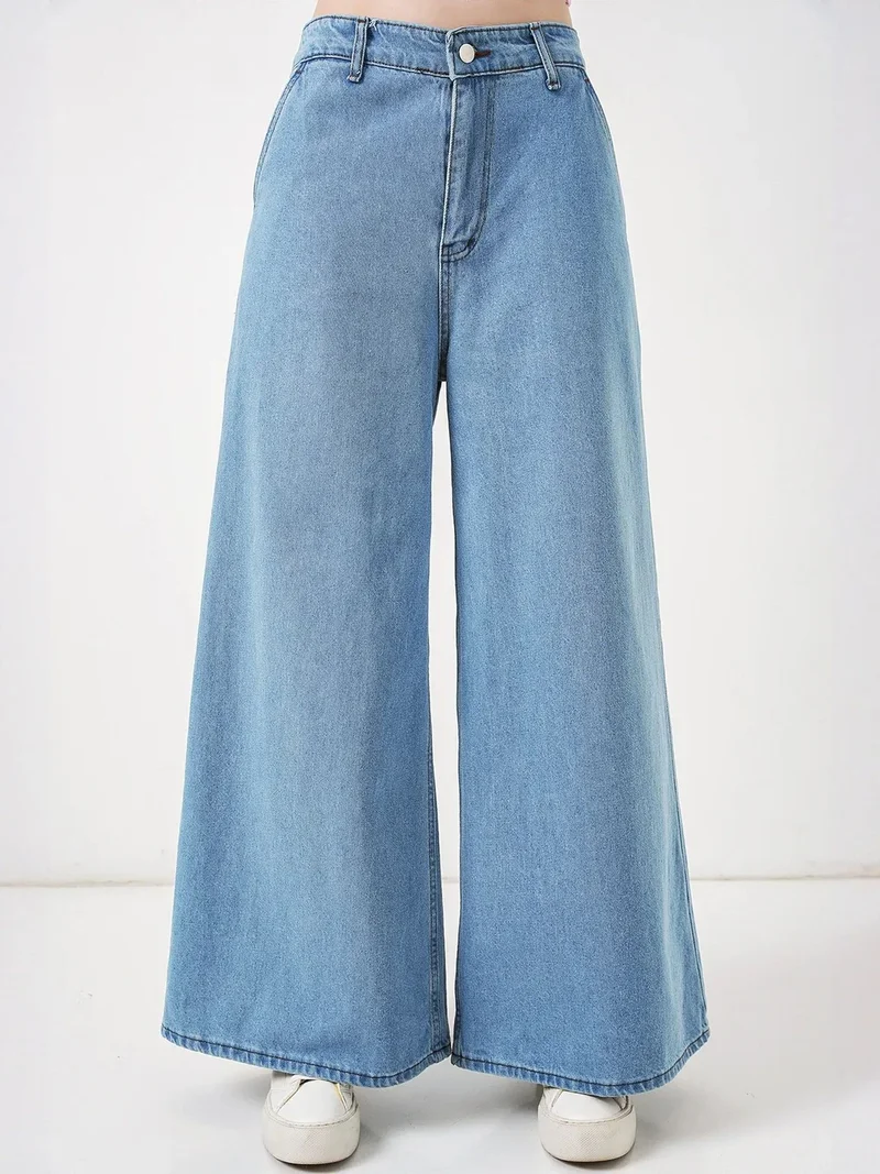بيغ دارت BDART High Waist Wide Leg Denim Jeans