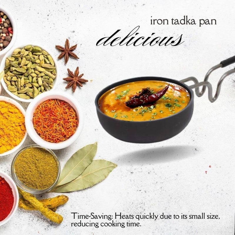 LAZYwindow Traditional Tadka Pan (Iron) - Image 2