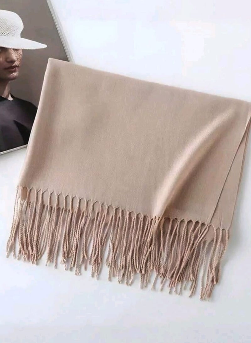 Shein 1pc Outdoor Classic Solid Color Windproof Sand Proof Lightweight Shawl Scarf, Suitable For Men And Women - Image 3
