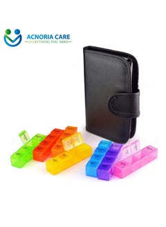 ACNORIA CARE 7 Days 4 Times A Day Weekly Pill Organizer Box with Bag Food Grade Safe Travel - Acnoria Care  - Image 4