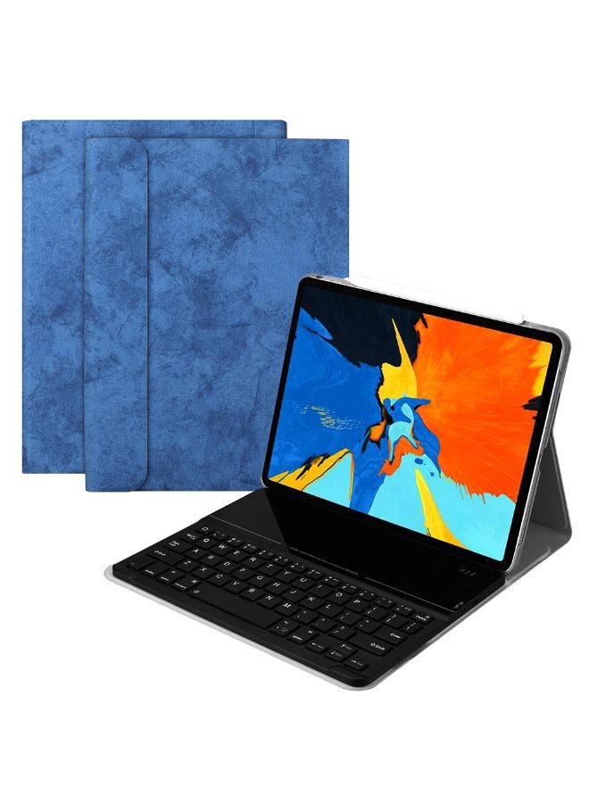 Protective Detachable Keyboard Case For Apple iPad Blue - Image 1