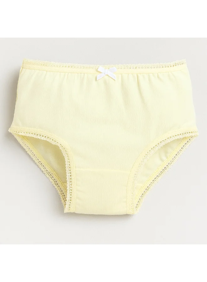 victor and jane 3-Pack Briefs for Girls – Soft Cotton Pastel Underwear Set